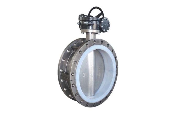 PTFE Lined Butterfly Valve Picture 2