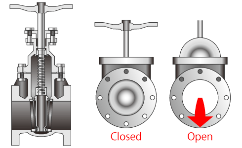 Gate Valve Sectional View