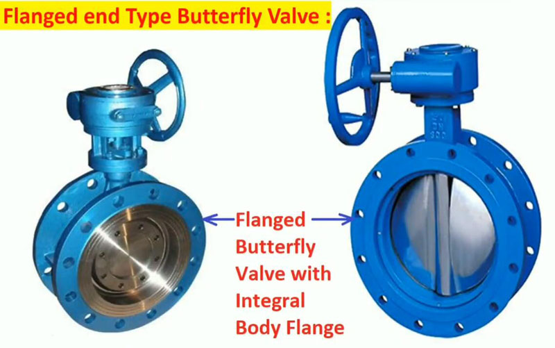 Flanged END Type Butterfly Valve